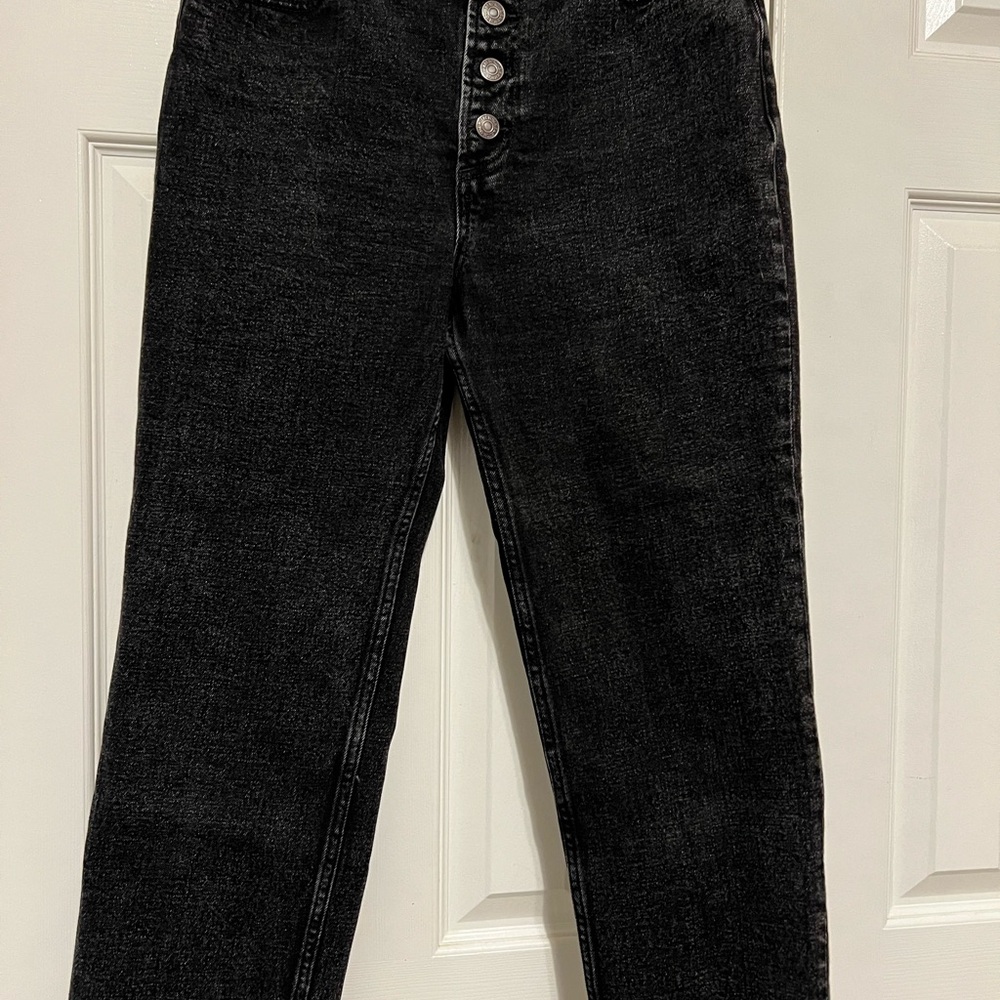 Abercrombie & Fitch High Rise Black Jeans